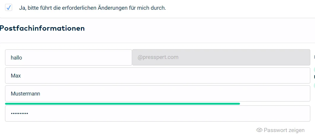 E-Mail Postfach für deine WordPress Website aufsetzen